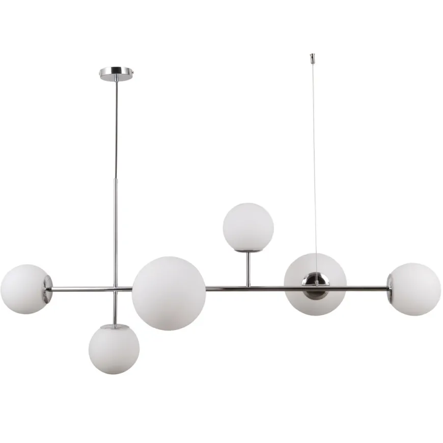 Vailante srebrny - Italux - lampa wisząca nowoczesna