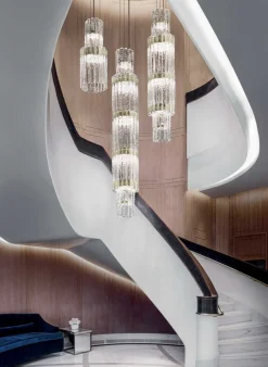 Vegas Sospensione Verticale H140 - Masiero - lampa wisząca