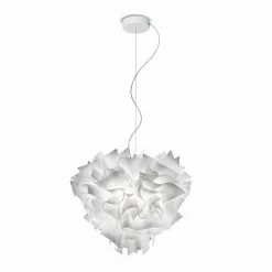 Veli Couture Ø60 przezroczysty biały kabel - Slamp - lampa wisząca