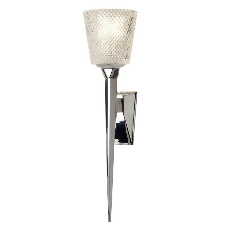Verity Led Polished Chrome - Elstead Lighting - kinkiet łazienkowy