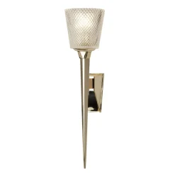 Verity Led Polished Gold - Elstead Lighting - kinkiet łazienkowy