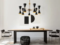 Vesper - Maytoni - lampa 7-ramienna czarna