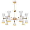 Vesper - Maytoni - lampa 9-ramienna biała