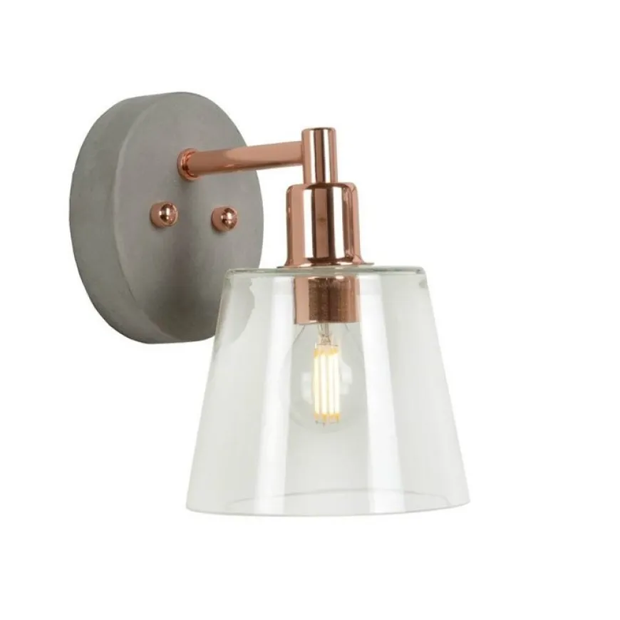 Vitri H19,5 miedź - Lucide - lampa ścienna