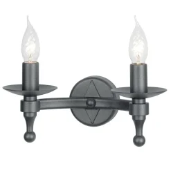 Warwick Graphite Black - Elstead Lighting - kinkiet klasyczny