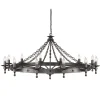 Warwick Graphite Black - Elstead Lighting - lampa 12-płomienna
