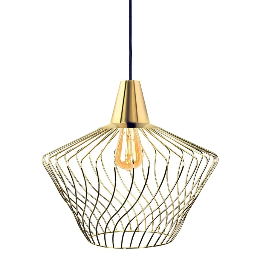 Wave S Gold 8861 - Nowodvorski - lampa wisząca nowoczesna