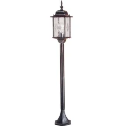 Wexford Black Silver - Elstead Lighting - lampa stojąca wysoka