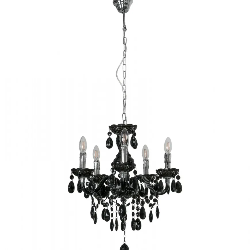 Whiz Black V - Italux - lampa wisząca klasyczna