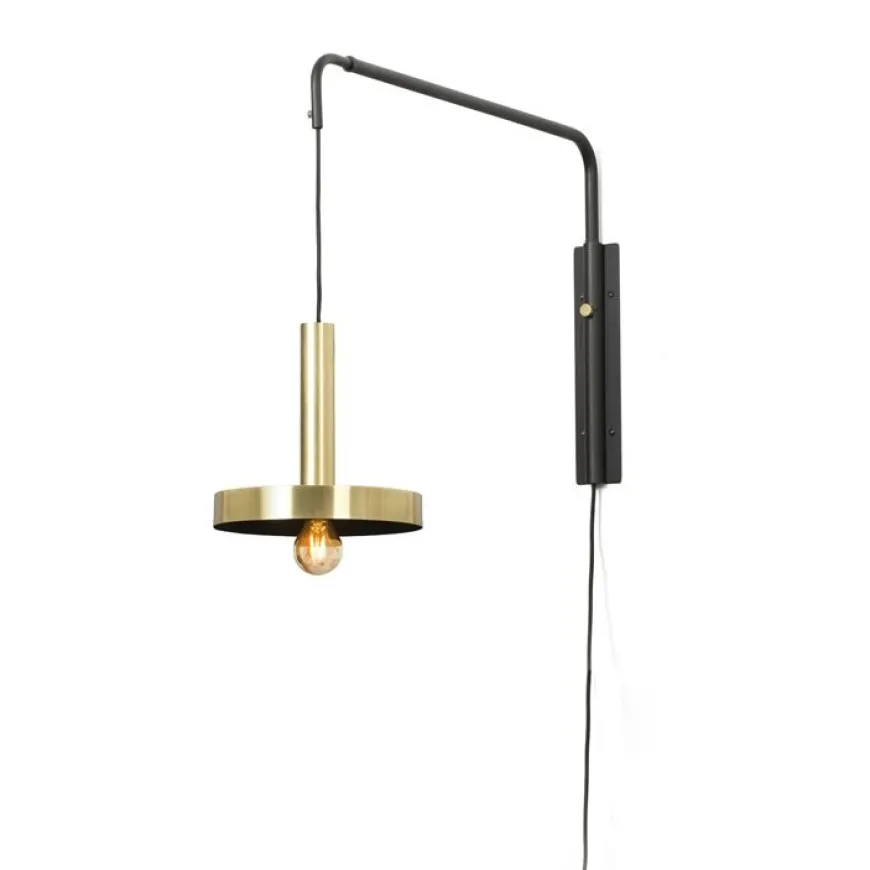 Whizz L70-120 złoty, czarny - Faro - lampa ścienna