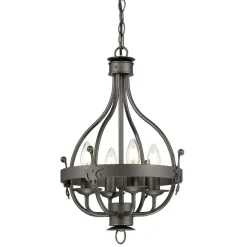 Windsor Graphite - Elstead Lighting - lampa 4-płomienna