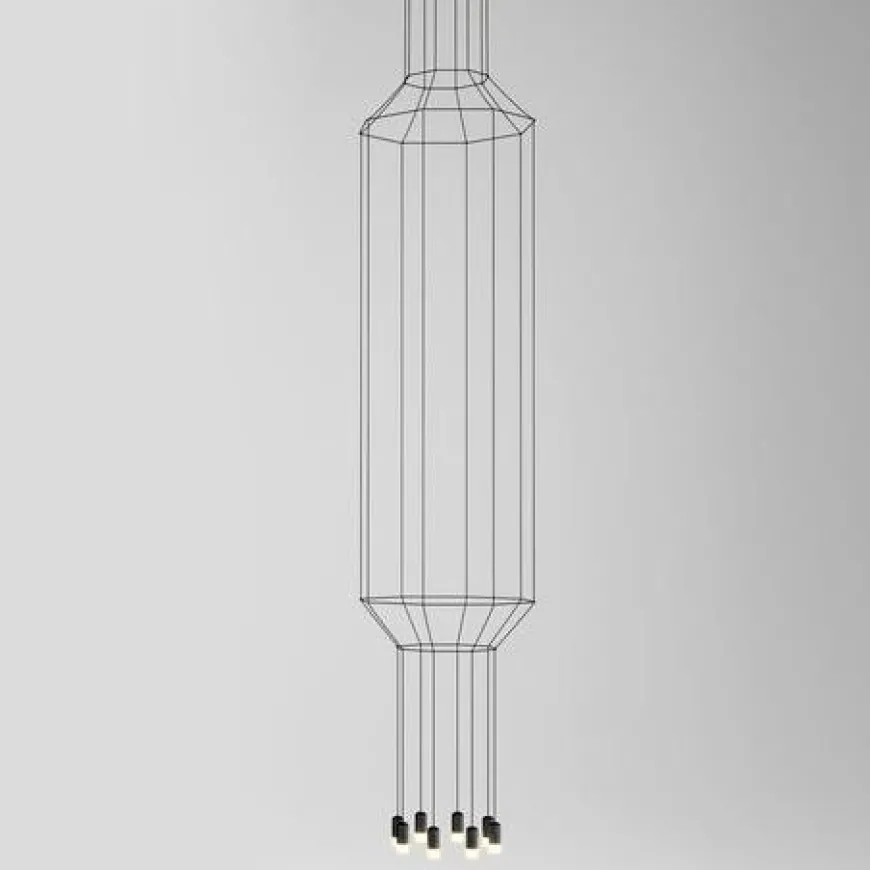 Wireflow 303 czarny - Vibia - lampa wisząca