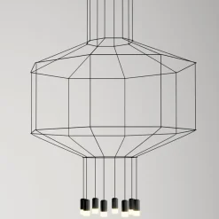 Wireflow 0299 czarny - Vibia - lampa wisząca