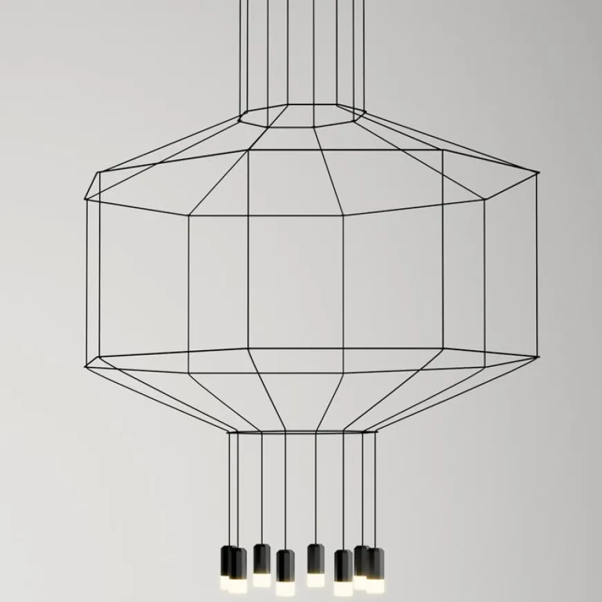 Wireflow 0299 czarny - Vibia - lampa wisząca