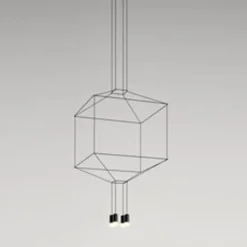 Wireflow 0309 czarny - Vibia - lampa wisząca