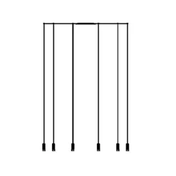 Wireflow FreeForm 0355 czarny - Vibia - lampa wisząca
