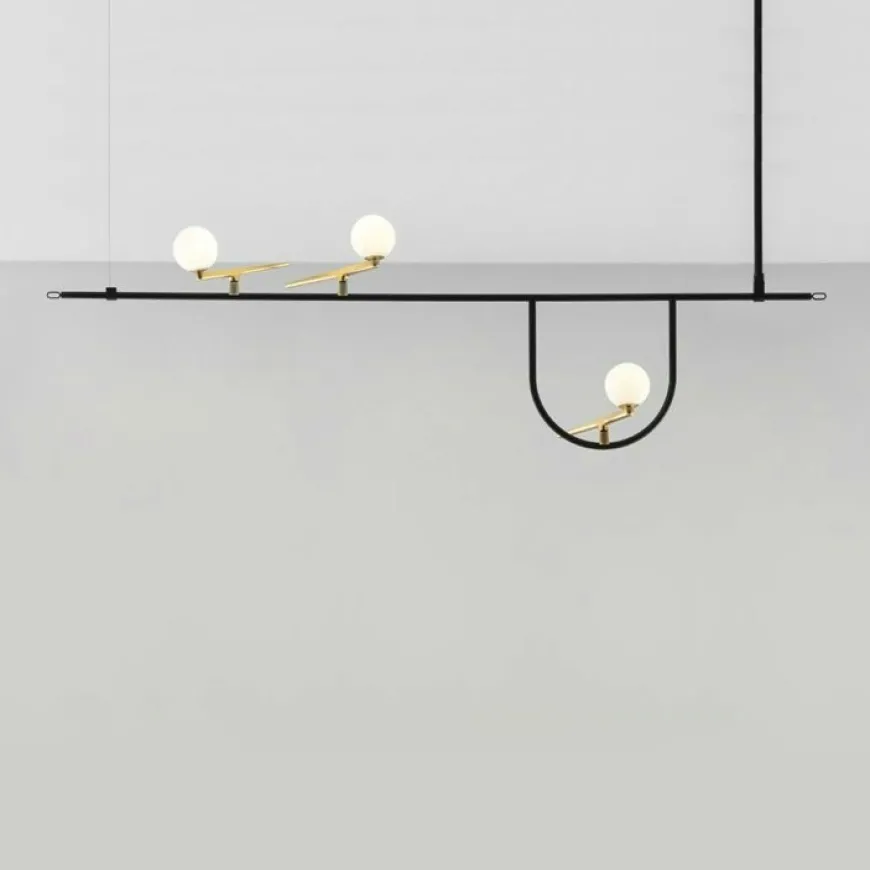 Yanzi Sc1 L156 mosiądz - Artemide - lampa wisząca