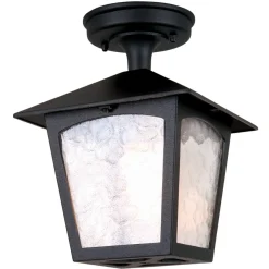 York Black - Elstead Lighting - plafon ogrodowy