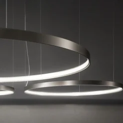 Zero Round Ø74 złoty - Panzeri - lampa wisząca